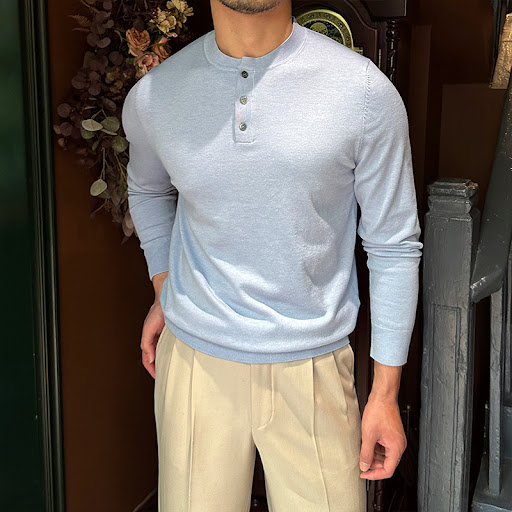 Title 4, Lightweight wool long sleeve bottoming T-shirt ...
