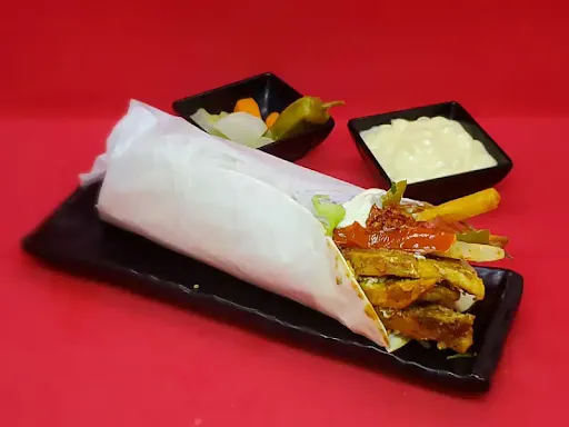 Tunisian Makloub Chicken Shawarma