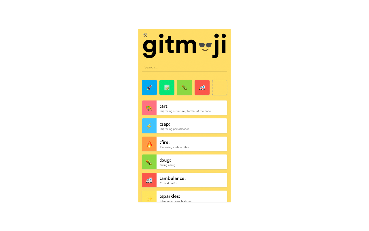 Gitmoji Preview image 0