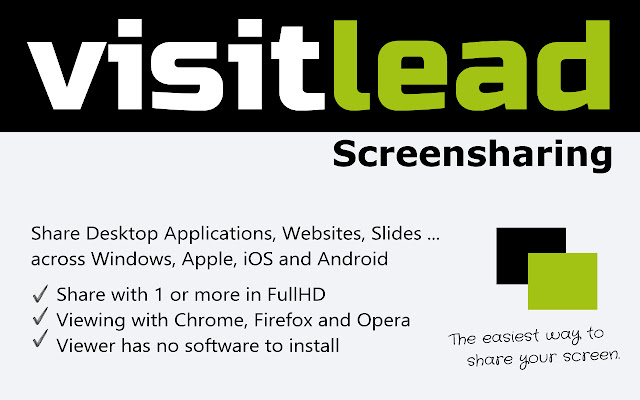 VISITLEAD Screensharing