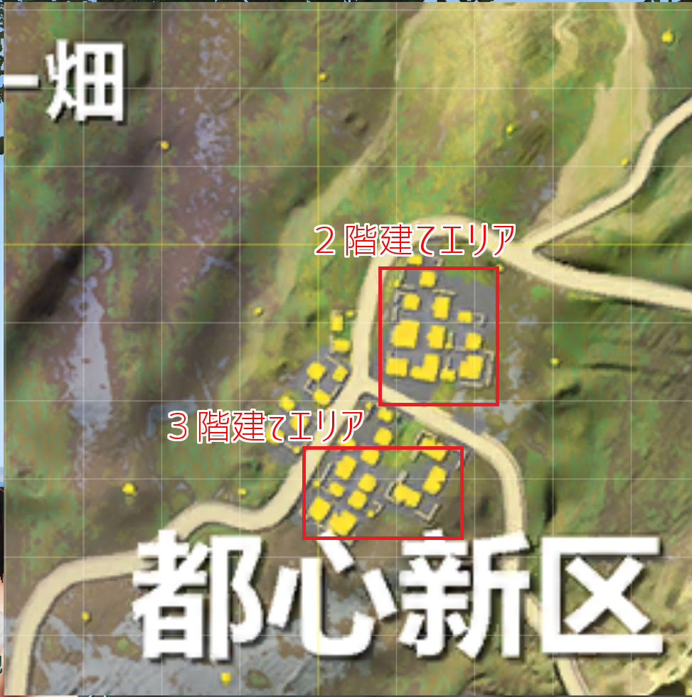 荒野行動 Knives Out 都心新区 サッカー場 水工場の立ち回り