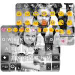 Cover Image of Descargar Funny Kid Emoji Keyboard Theme 1.0 APK