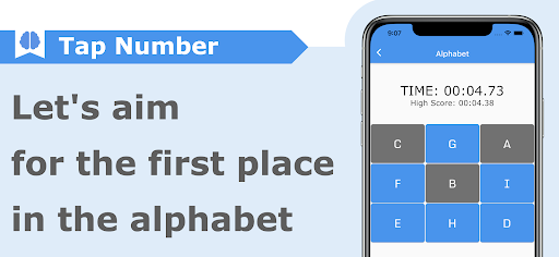 Screenshot Brain training game/Tap Number