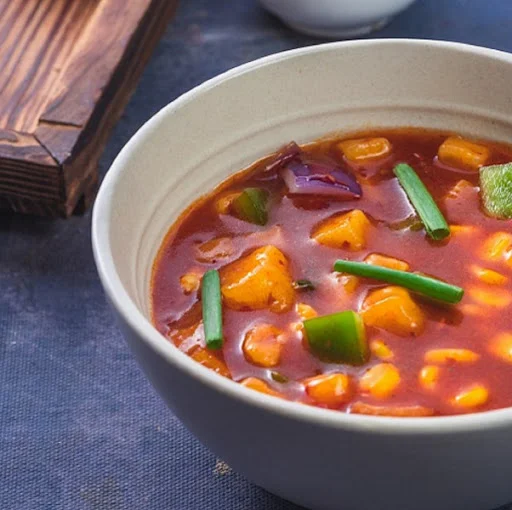 American Corn And Potatoes In Hot Garlic Sauce