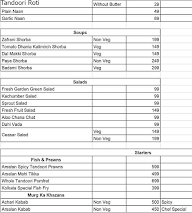 Arsalan N.E Restaurant menu 2