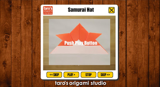 Origami Samurai Hat app