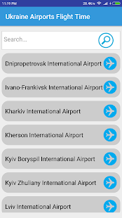 Ukraine Airports Flight Time - náhled