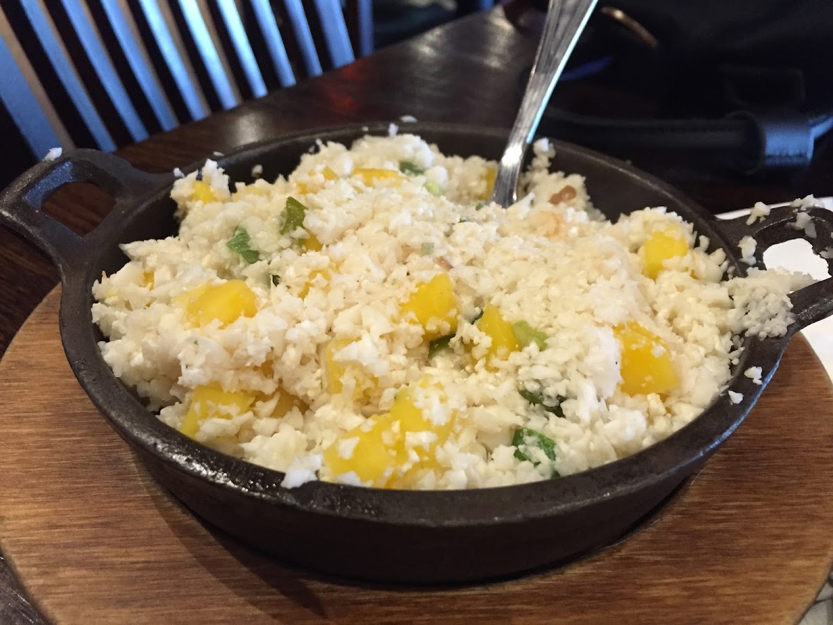 Mango cauliflower rice