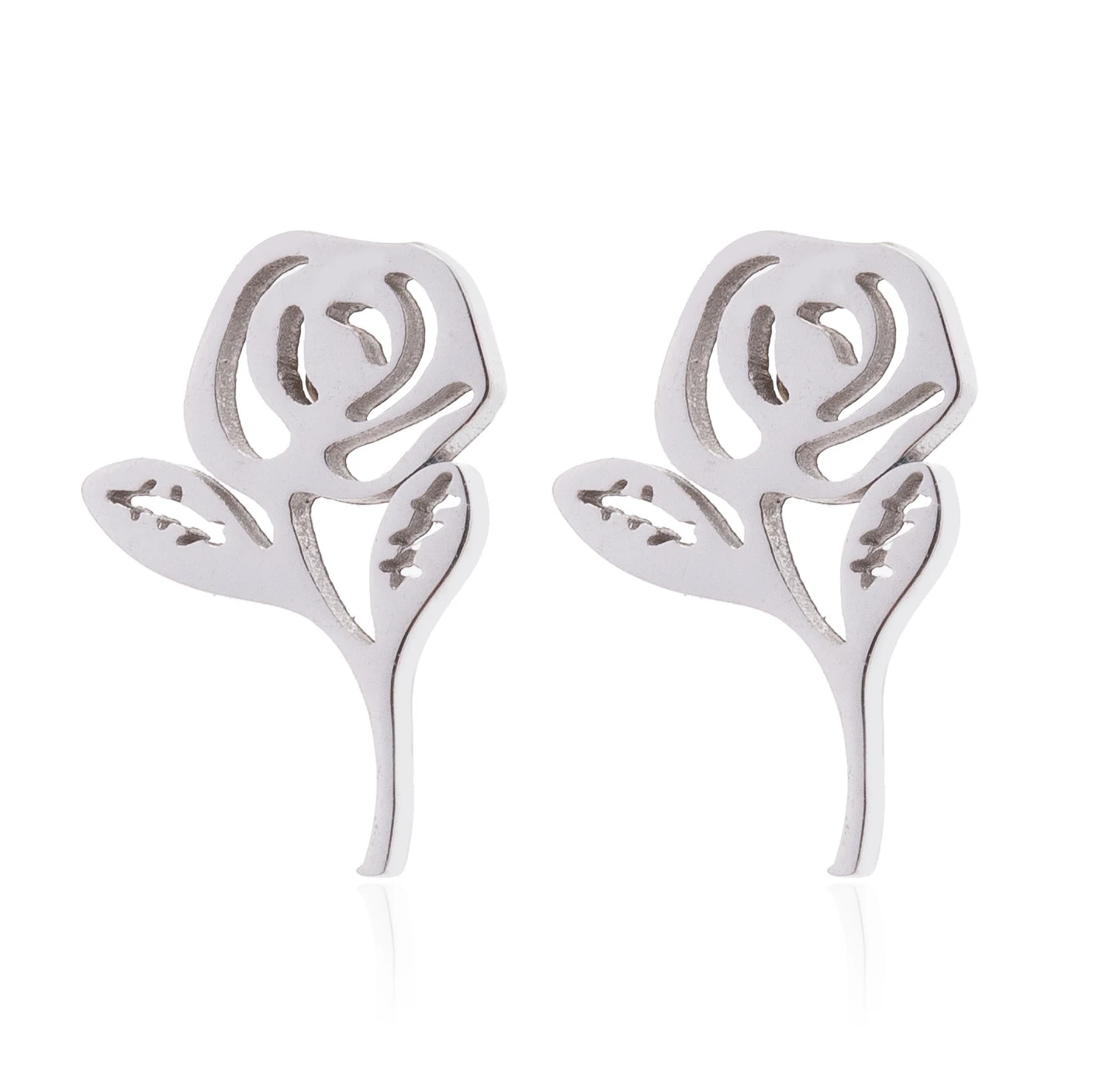 Title 4, Boucles doreilles roses, petites et exquises. ...