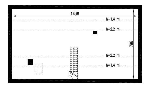 Zaufany - A106N - Rzut poddasza do indywidualnej adaptacji (58,3 m2 powierzchni użytkowej)