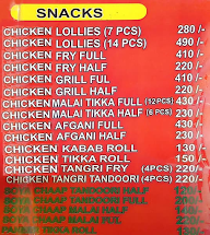 Aslam Chicken menu 2