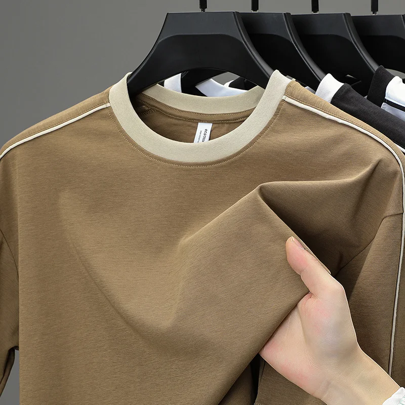 Sommer Raglan-Ärmel Herren T-Shirt Kurzarm Atmungsaktiv & leicht für warme Tage. Lässiger Look, maximaler Komfort. Perfekt für den Sommerurlaub.