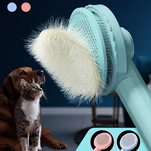 Dog Hair Remover Brush Grooming Hair Comb Removes Comb Short Massager Pet Goods For Cats Dog Brush Accessories Supplies
