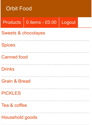 OrbitFood Screen 3