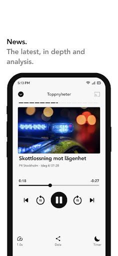 Screenshot Sveriges Radio Play