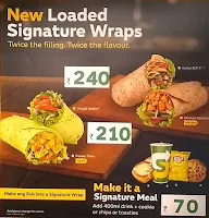 Subway menu 2