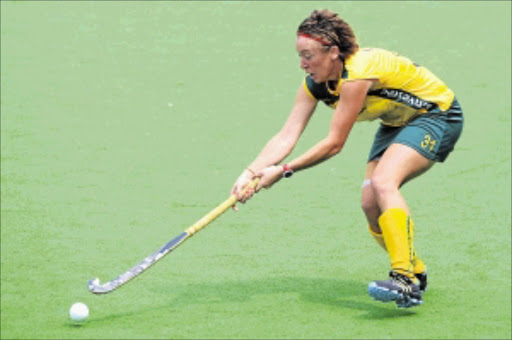 FIERY: Celia Evans was in mean form for SA against Scotland Photo: Lee Warren/ Gallo Images