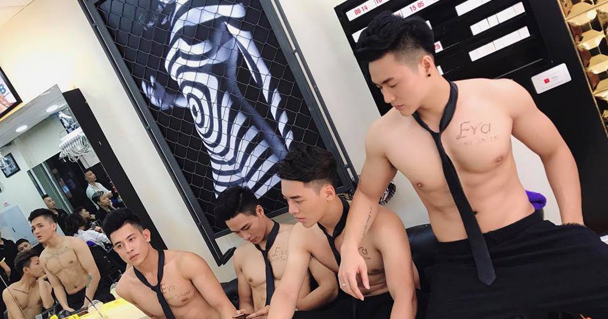 Girls Go To This Salon To Get Haircuts From Sexy Half-Naked Men.