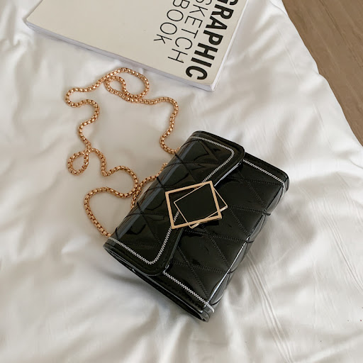 Title 6, Messenger Bag Rhombic Chain Fashion – Small Squ...