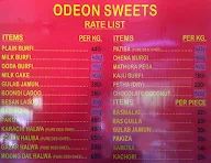 Odeon Sweets menu 4