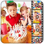 Cover Image of ダウンロード Birthday Song Video Maker 1.0 APK