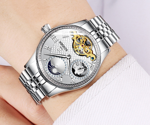 Title 11, Mens Automatic Mechanical Skeleton Waterproof ...