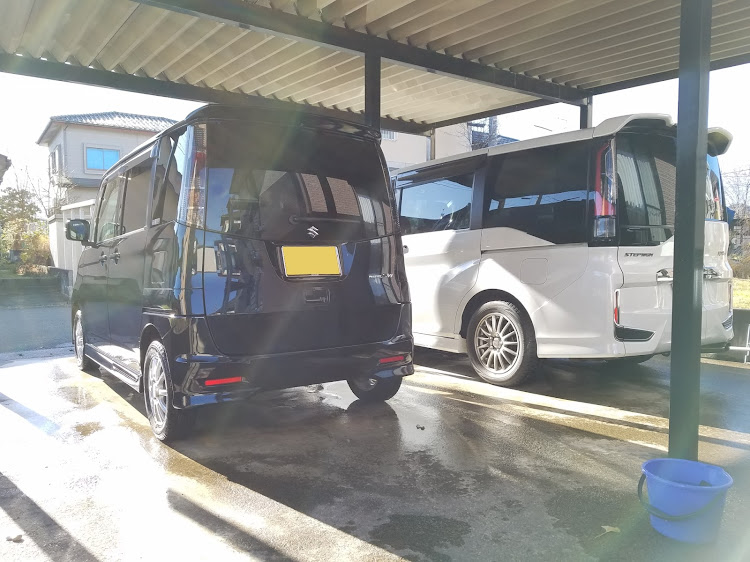 ステップワゴンスパーダの水洗い洗車に関するカスタム事例の投稿画像1枚目