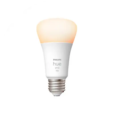 Una bombilla inteligente Philips Hue.