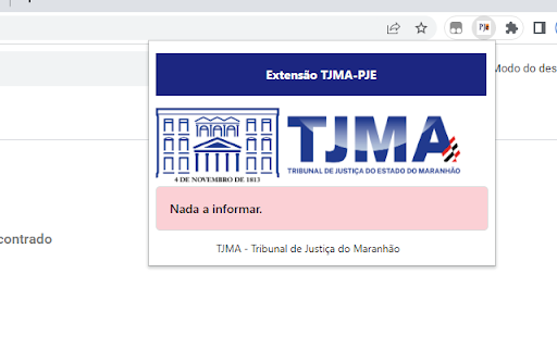 Extensão TJMA-PJE