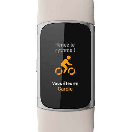 Écran de Charge 6 avec affichage des zones de fréquence cardiaque