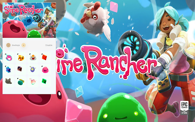 Slime Rancher Custom Cursor chrome extension