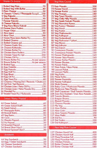 Neelam Hotel menu 1