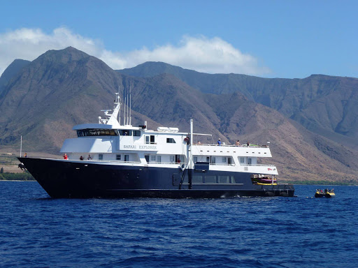 The 36-passenger Safari Explorer moored in Hawaii. 