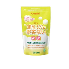 Túi dung dịch rửa bình sữa và rau quả Combi từ dầu cọ(250ml)