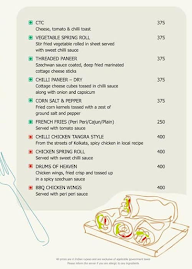 Sea Side Bistro menu 4