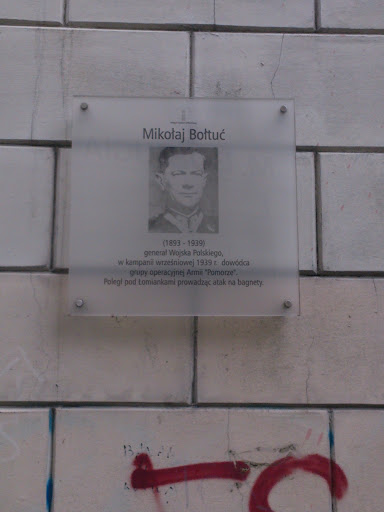 Mikolaj Boltuc Memorial Plate