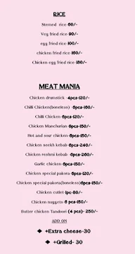 Chicken Mania menu 1