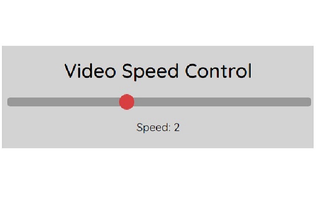 Video Speed Control x0.1-5 chrome extension