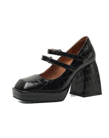 Zapatos Mary Jane franceses de tacó - 1