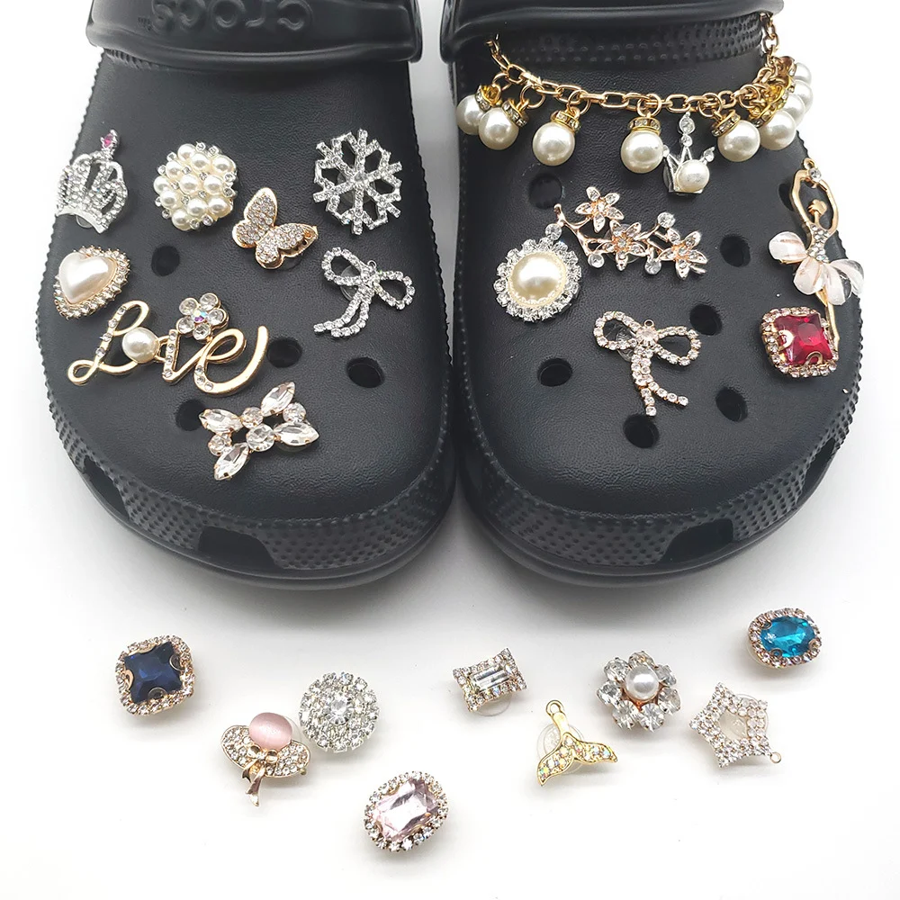Title 10, Accessoires de chaussures troués avec diamants ...