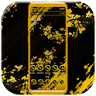 Yellow Black Flower Theme icon