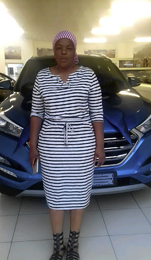 Connie Mmola's car was wrecked when she took it in for a service. / Supplied