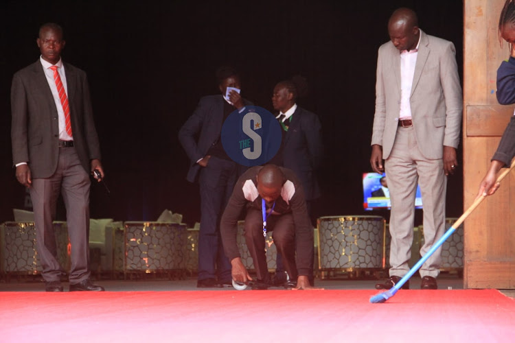 Preparations ongoing ahead of Azimio meeting at the coalition's command centre at KICC on August 11, 2022