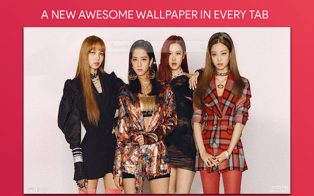 Black Pink Wallpaper HD Custom New Tab