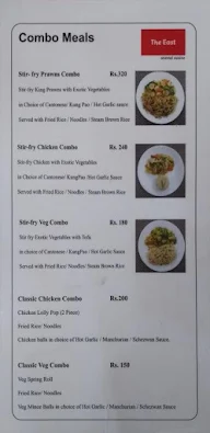 The East menu 3