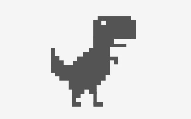 Dinosaur Game Launcher chrome extension