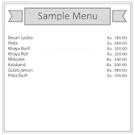 Heeralal Halwai menu 1