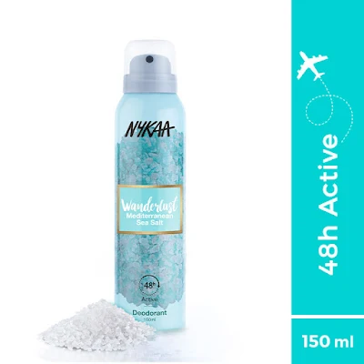 Nykaa Wanderlust Deodorant Spray Mediterranean Sea Salt 150ml