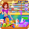 Girl Cashier -Grocery Shopping icon