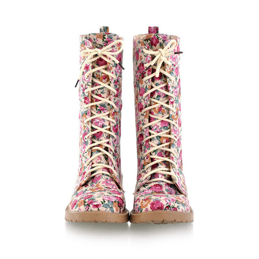 Title 4, Printed Martin boots for women and men. Durable...